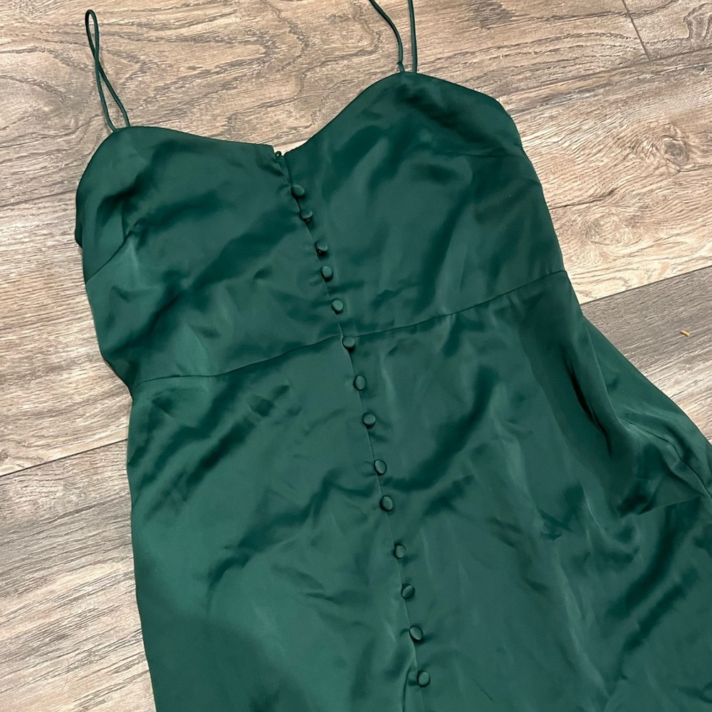 Forest Green Dress - Urban Outfitters